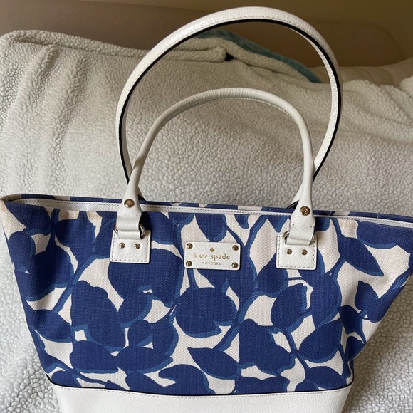 Kate Spade linen shoulder bag - Picture 1 of 7